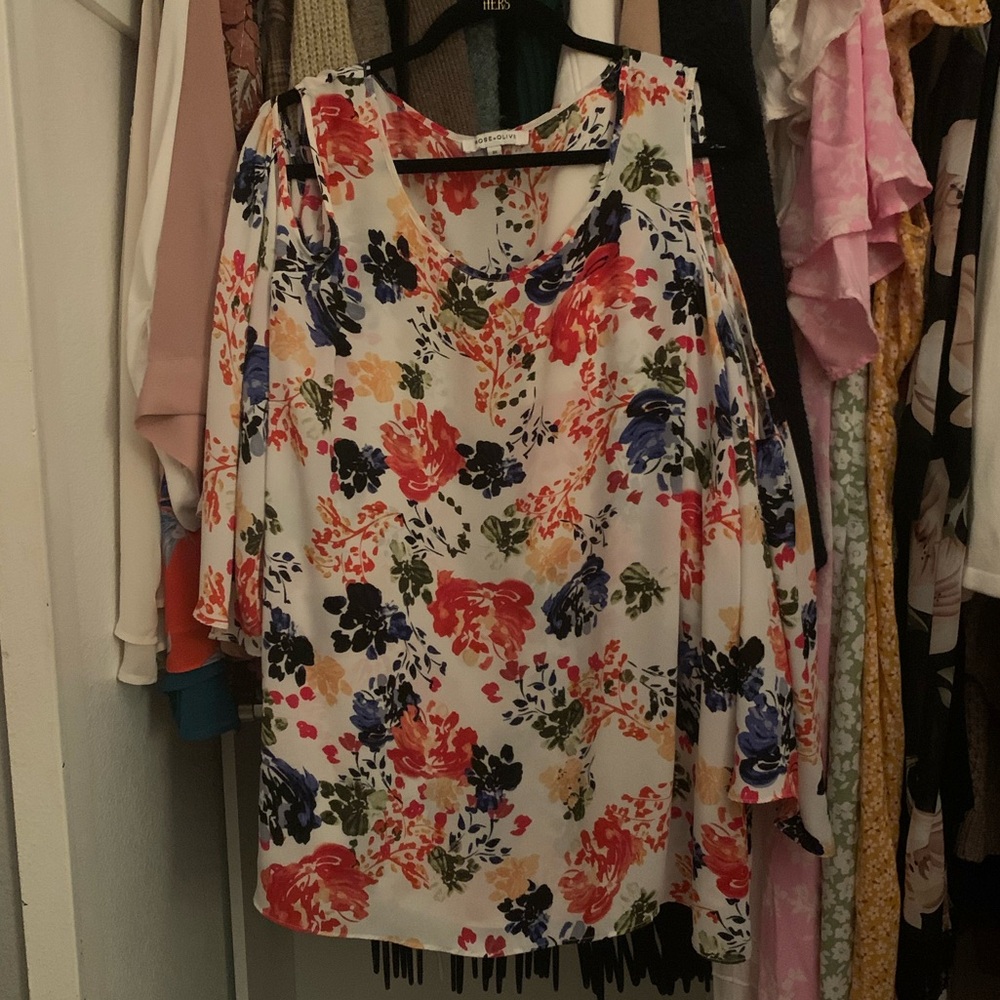 Rose & Olive Off the Shoulder Blouse